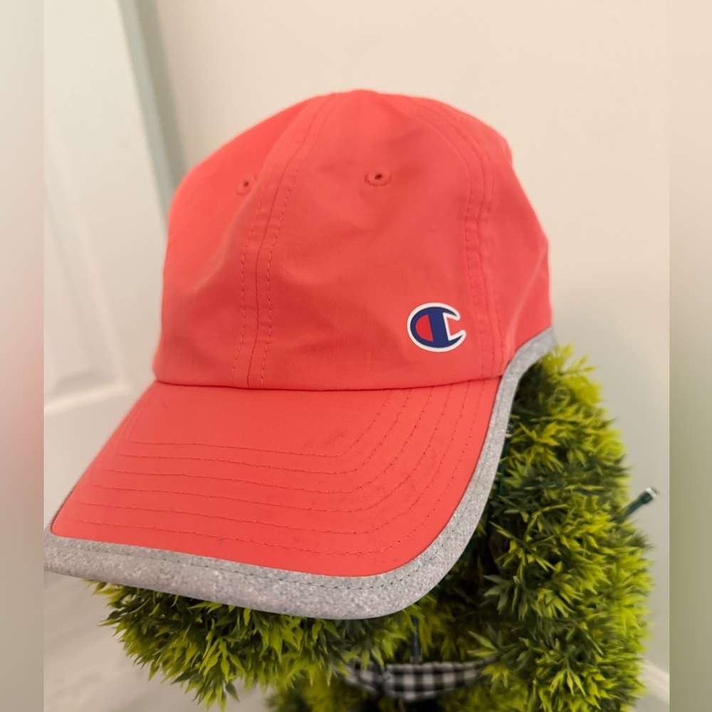 Champion Coral Cap with Gray Trim